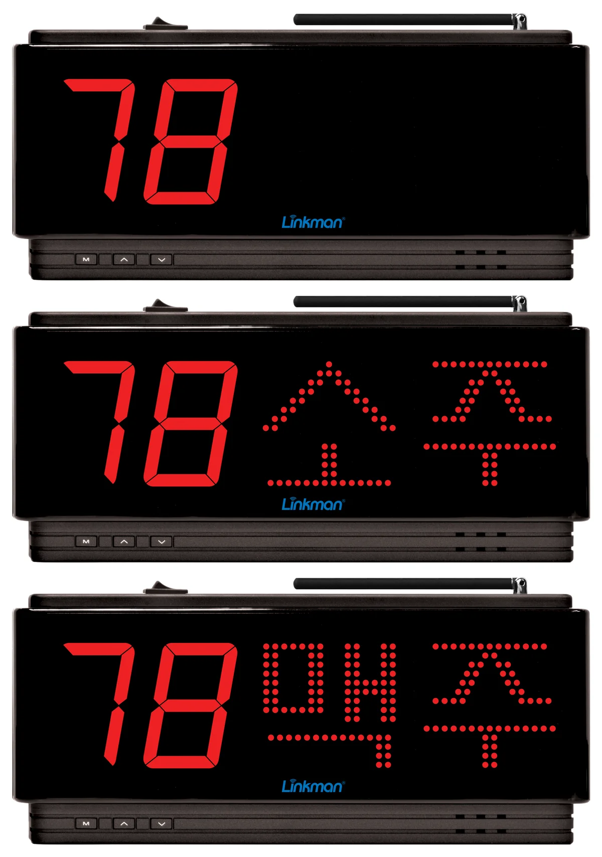 LM-D102CL 표시 3종 — 호출은 번호만, 소주, 맥주